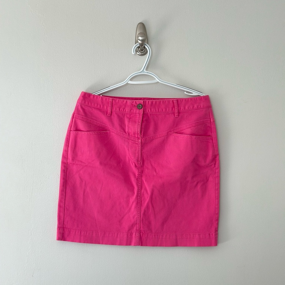 346 Brooks Brothers Women's Pink Short Pencil Skirt